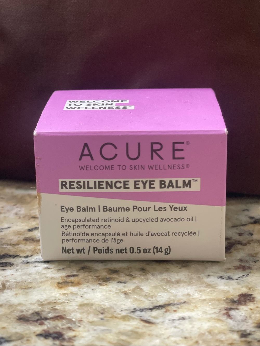 New ACURE Resilience Eye Balm - Retinol & Avocado Oil 14g